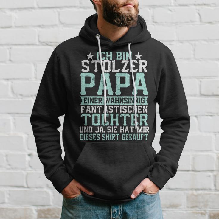 Ich Bin Stolzer Papa Einer Wahnsinnig Fantastischen Tochter Kapuzenpullover Geschenke für Ihn