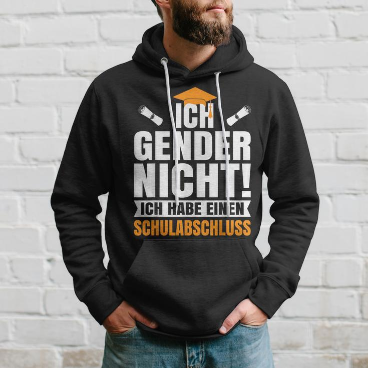 Ich Gender Nicht, Schulabschluss Besitzer Schwarzes Hoodie Geschenke für Ihn