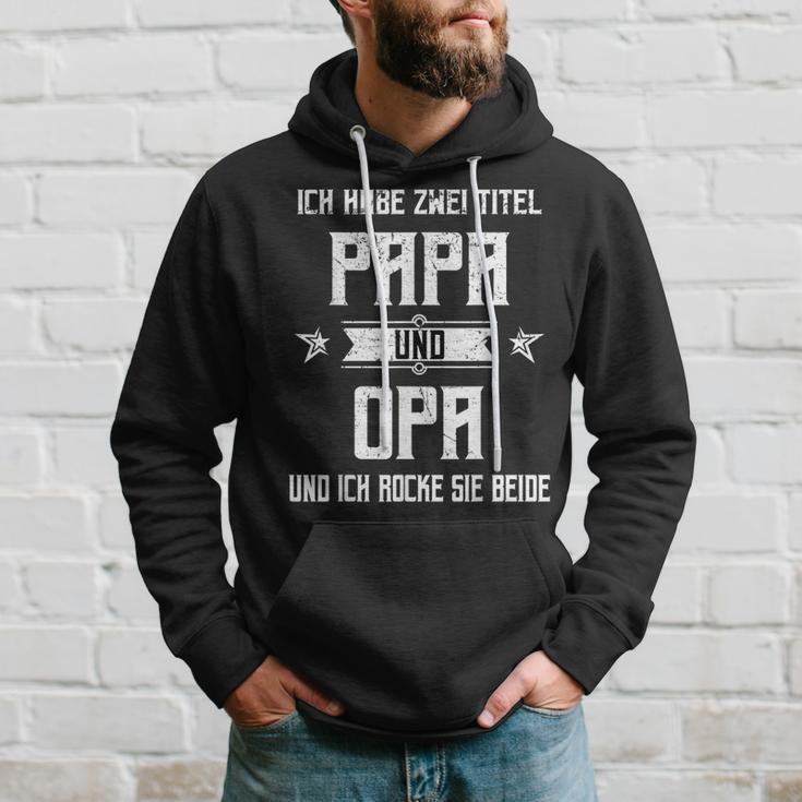 Ich Habe Zwei Titel Papa Und Opa Und Rocke Both Kapuzenpullover Geschenke für Ihn