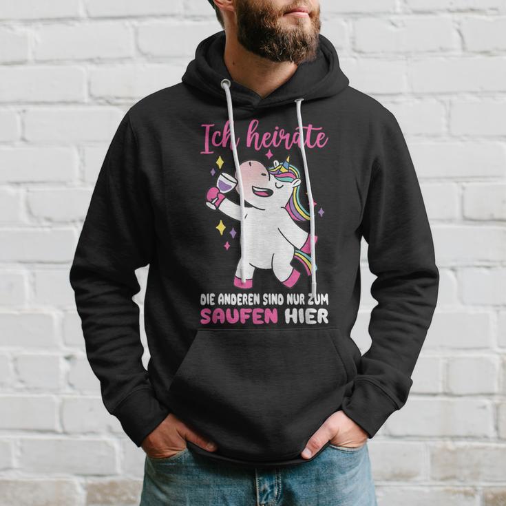 Ich Heirate Die Andere Sind Nur Zum Saufen Hier Hochzei Kapuzenpullover Geschenke für Ihn