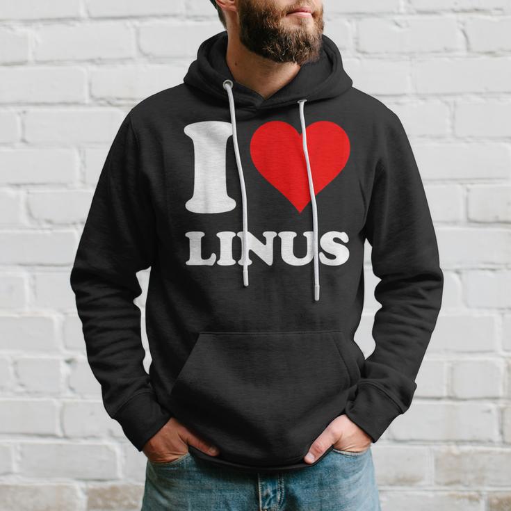 Ich Liebe Linus Kapuzenpullover Geschenke für Ihn