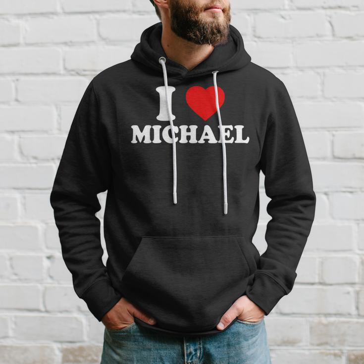 Ich Liebe Michael Männer Frauen I Love Michael Hoodie Geschenke für Ihn