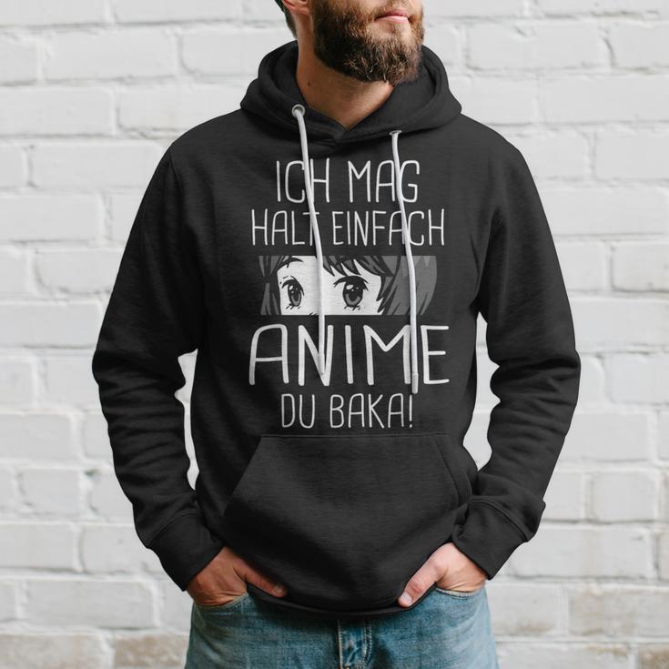 Ich Mag Halt Einfach Anime Du Baka Hoodie Geschenke für Ihn