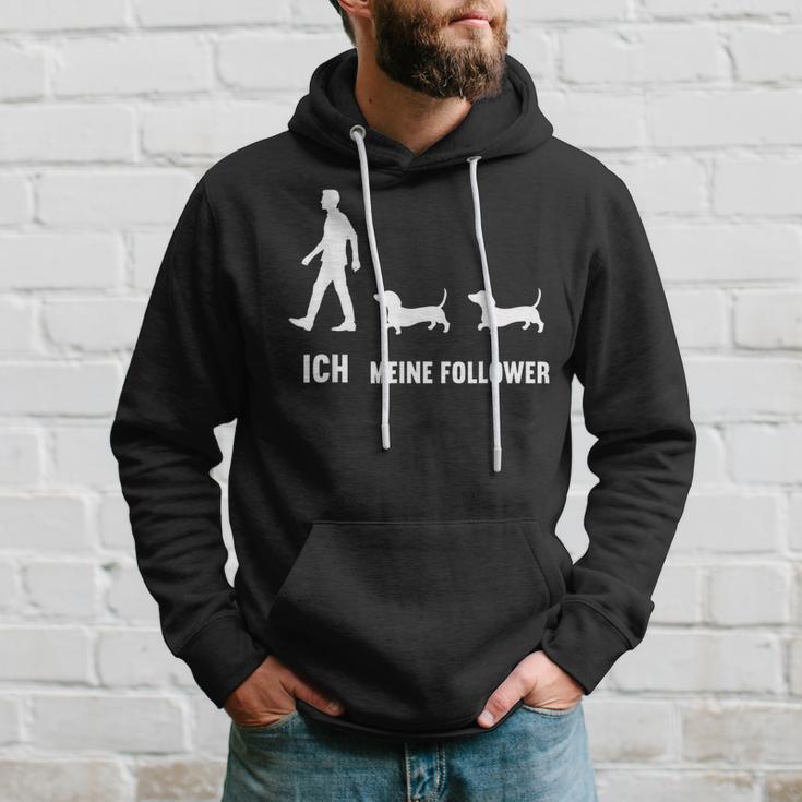 Ich Meine Follower Dachshund Dachshund Owner Dog Black Hoodie Geschenke für Ihn