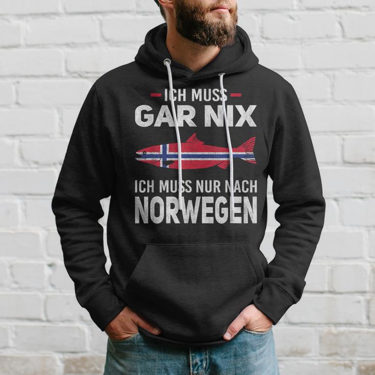 Ich Muss Gar Nix Ich Muss Nur Nach Norwegian Scandinavia Hoodie Geschenke für Ihn