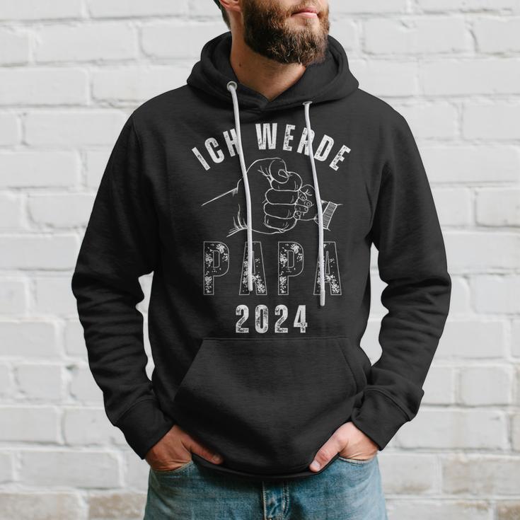 Ich Werde Papa 2024Intage Geschenkeen Für Werdendeater Kapuzenpullover Geschenke für Ihn