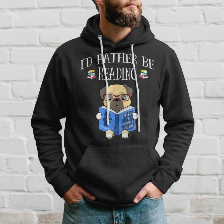 I'd Rather Be ReadingBookaholic Bookworms Hoodie Gifts for Him