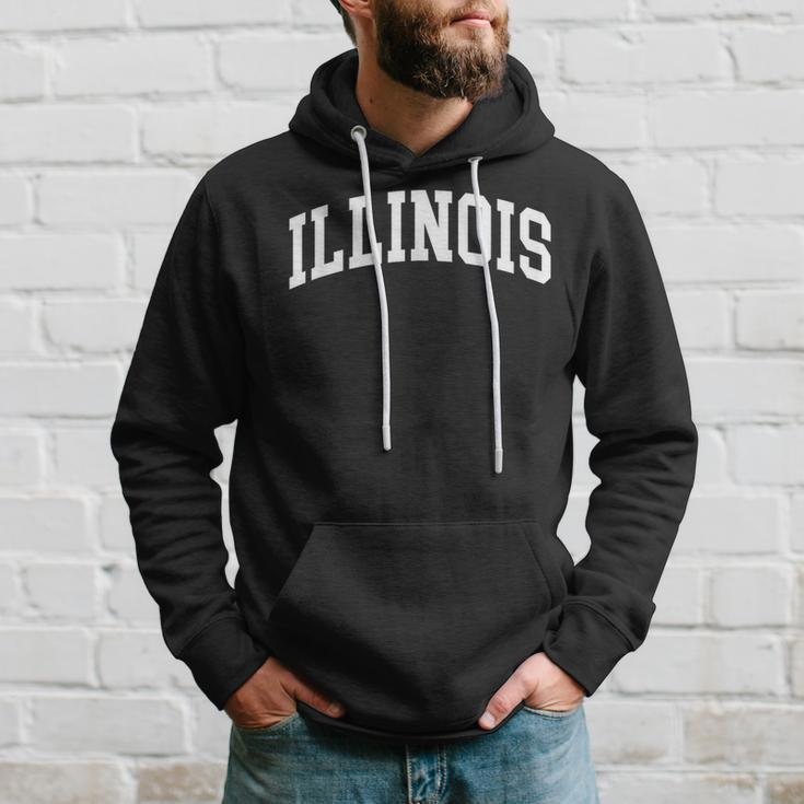 Illinois Throwback Classic Hoodie Gifts for Him
