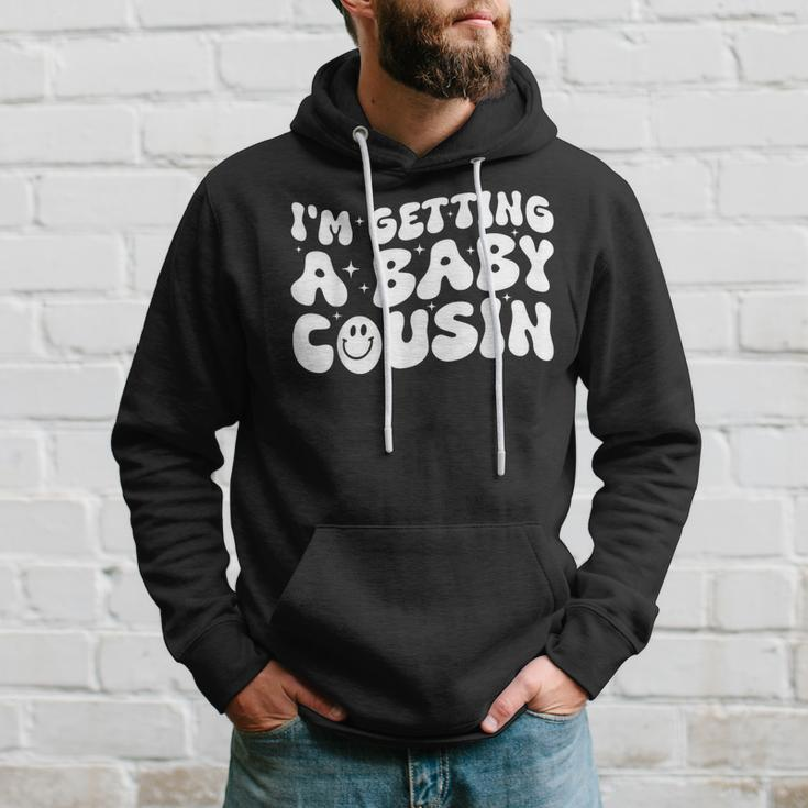 I'm Getting A Baby Cousin Cute Baby Pregnancy Announcement Hoodie Gifts for Him