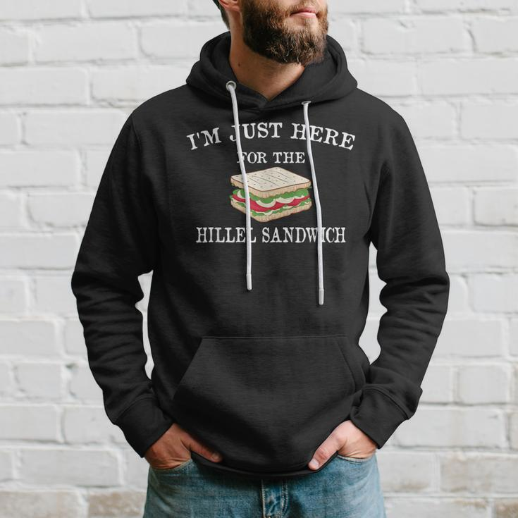 I'm Just Here For The Hillel Sandwich Passover Seder Matzah Hoodie Gifts for Him