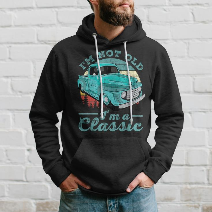 I'm Not Old I'm Classic Retro Cool Car Vintage Hoodie Gifts for Him