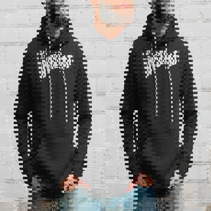 The Invisible Man With White Font Hoodie - Monsterry
