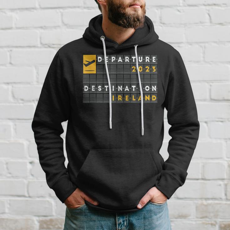 Ireland Vacation 2023 Plane Travel Destination Ireland Hoodie Gifts for Him