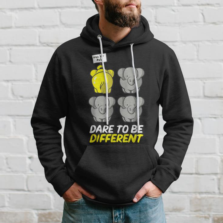 Irony Humor Dare To Be Different Sarcasm Hoodie Gifts for Him