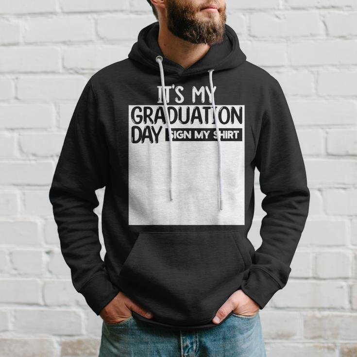 It's My Graduation Day Sign My Graduation 2024 Boys Hoodie Gifts for Him