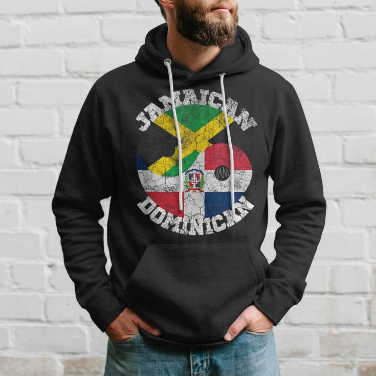 Jamaican Dominican Flag Dominican And Jamaica Flag Hoodie Gifts for Him