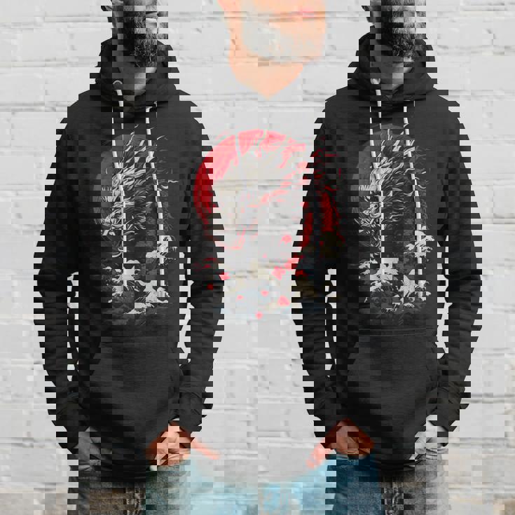 Japanese Japanese Japanese Landscape Mythology Hoodie Gifts for Him