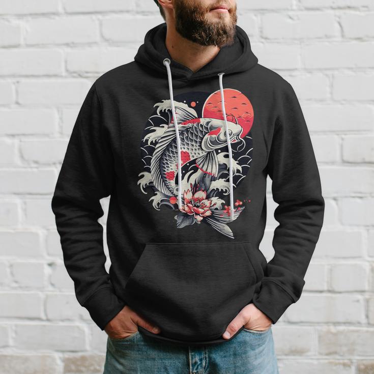 Japanischer Koi-Fish Nishikigoi Koi-Karpfen Für Damen Herren Kinder Hoodie Geschenke für Ihn