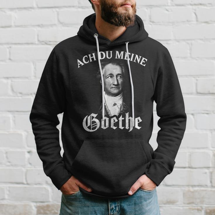 Johann Wolfang Von Goethe Meme Ach Du Meine Goethe Black S Hoodie Geschenke für Ihn