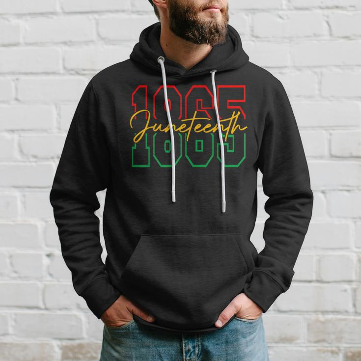 Junenth 2024 Celebrate Black Freedom 1865 History Month Hoodie Gifts for Him