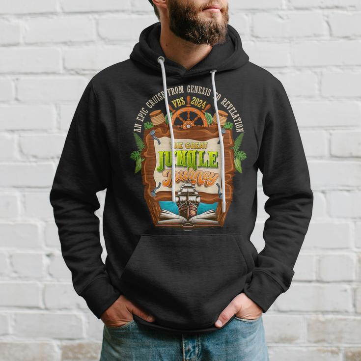 Jungle Journey Vbs 2024 Vacation Bible School Summer Camp Hoodie Gifts for Him
