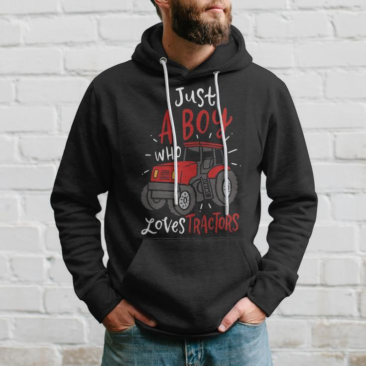 Just A Boy Who Loves Tractors Hoodie Gifts for Him