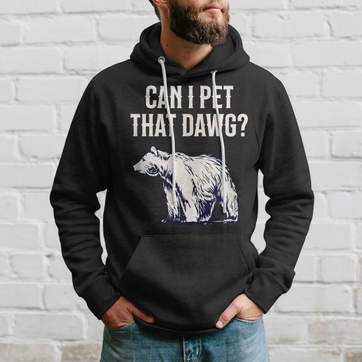 Kann Ich Den Kumpel Streicheln Bear Meme Südländischer Akzent Hoodie Geschenke für Ihn