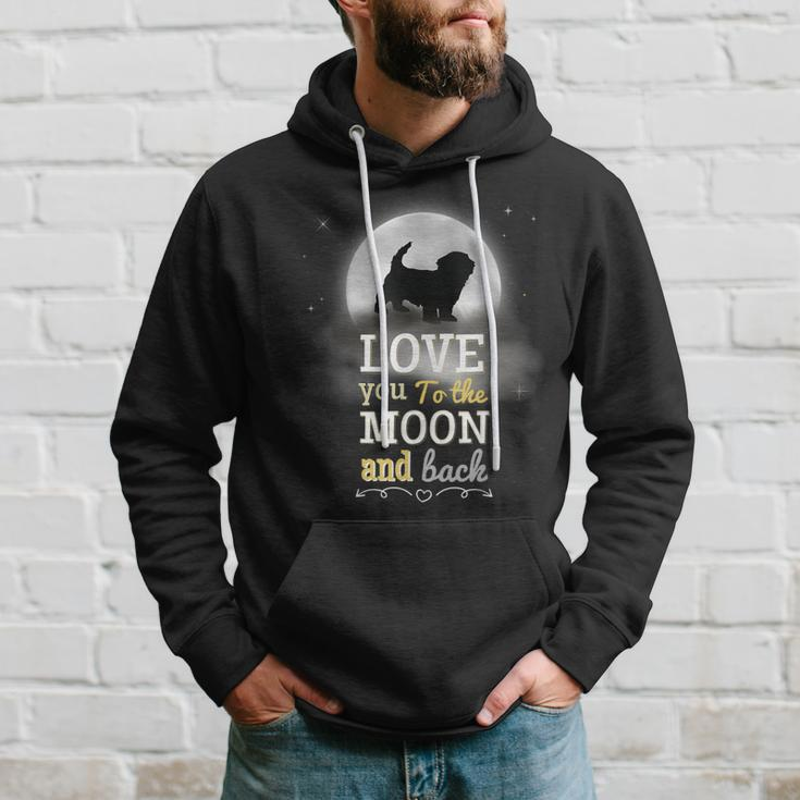 Katzenliebhaber Mond Hoodie Love You to The Moon and Back Geschenke für Ihn