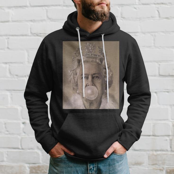 Kaugummi-Blase Grafikdruck Hoodie, Unisex Kreativ-Design Geschenke für Ihn