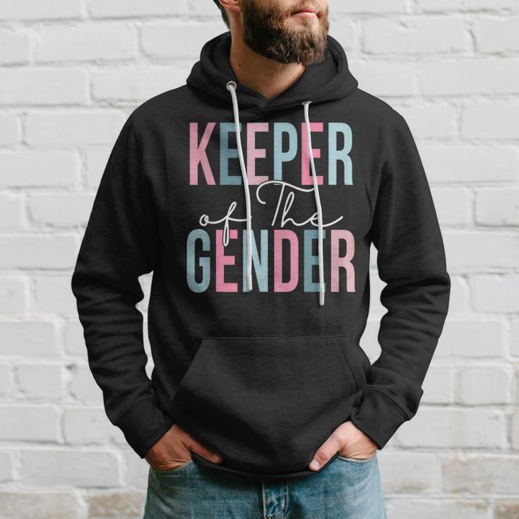 Keeper Of The Gender Baby Shower Gender Reveal Party Hoodie Gifts for Him