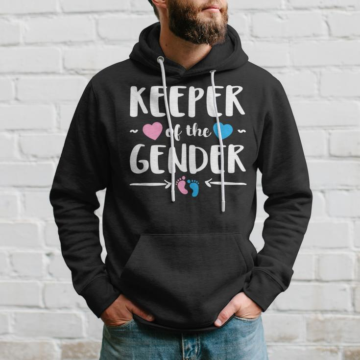 Keeper Of Gender Reveal Gender Reveal Announcement Hoodie Gifts for Him