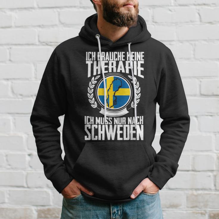 Keine Therapie Ich Muss Nur Nach Sweden Hoodie Geschenke für Ihn