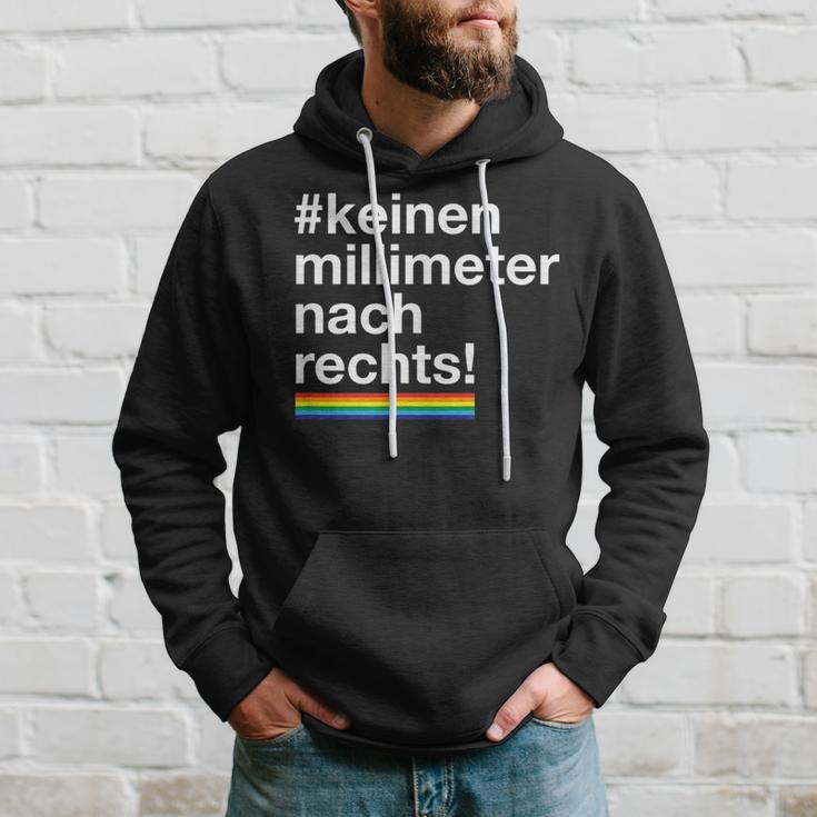 Keinen Millimeter Nach Rechts Lgbt Democratie Love Hoodie Geschenke für Ihn