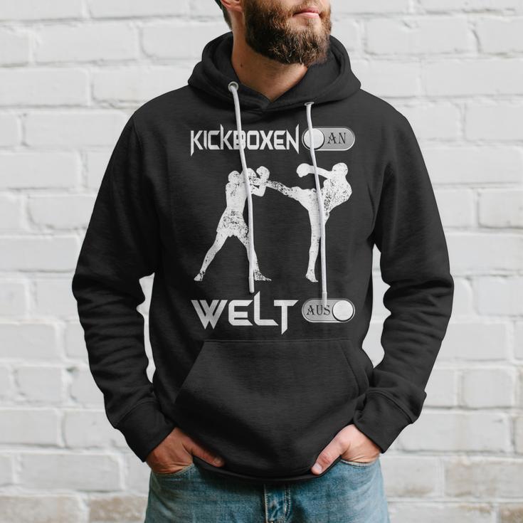 Kickboxing An Welt Aus Martial Arts Kickboxing S Hoodie Geschenke für Ihn