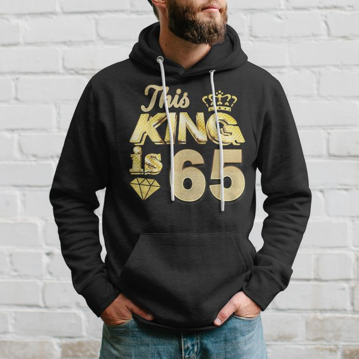 This King Is 65 Years Old 65Th Birthday Golden Party Perfect Hoodie Gifts for Him
