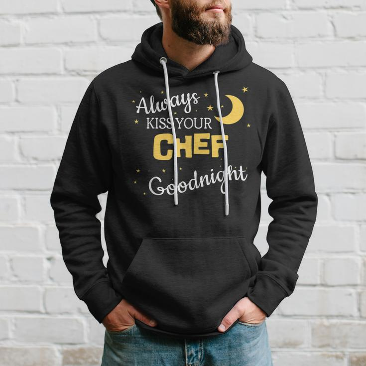 Kiss Your Chef Graphic For Cooks Hoodie Gifts for Him