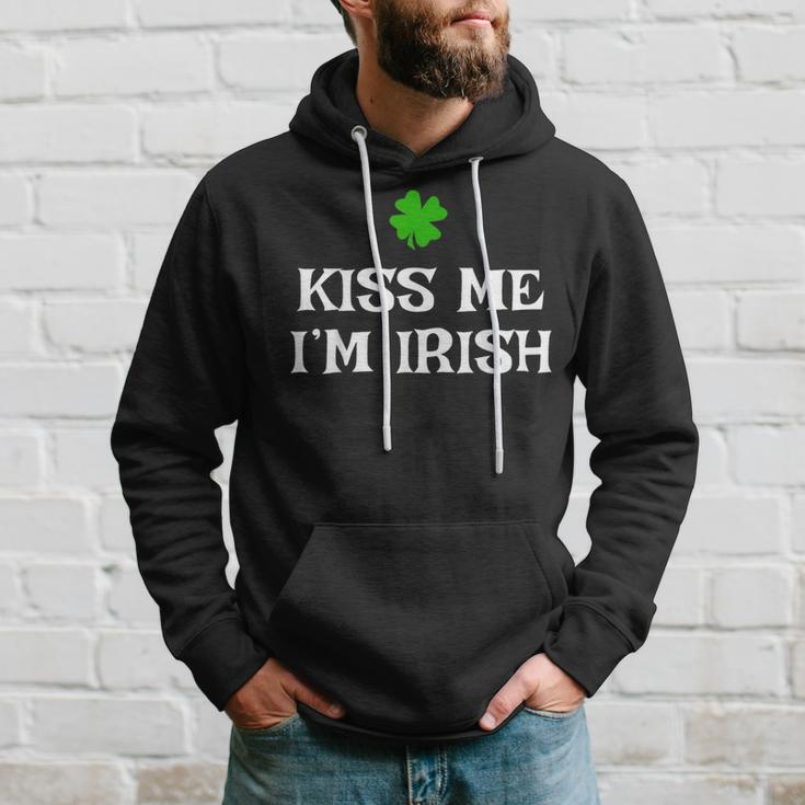 Kiss Me I'm Irish Saint Patrick Day Women Hoodie Gifts for Him