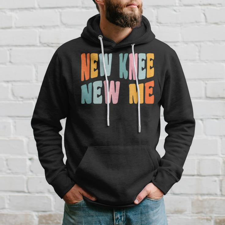 Knee Replacement Recovery New Knee New Me Hoodie Gifts for Him
