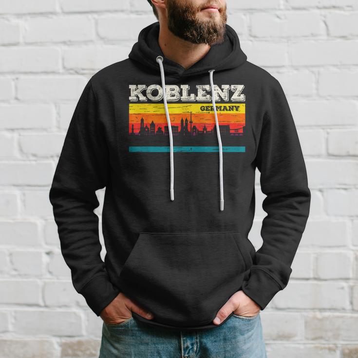 Koblenz Skyline Kapuzenpullover Geschenke für Ihn