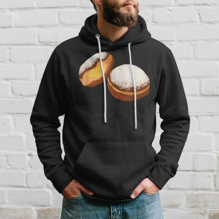 Krapfen Faschingskrapfen Berlin Pancakes Hoodie Geschenke für Ihn