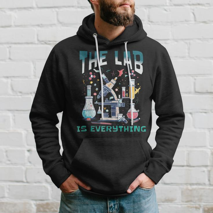 The Lab Is Everything Medical Lab Tech Lab Week 2024 Hoodie Gifts for Him