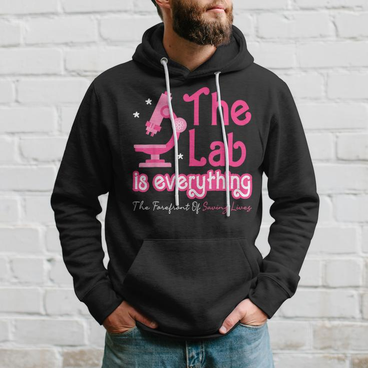 The Lab Is Everything Lab Week 2024 Medical Lab Science Hoodie Gifts for Him
