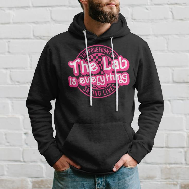 The Lab Is Everything Lab Week 2024 Phlebotomy Week Med Tech Hoodie Gifts for Him