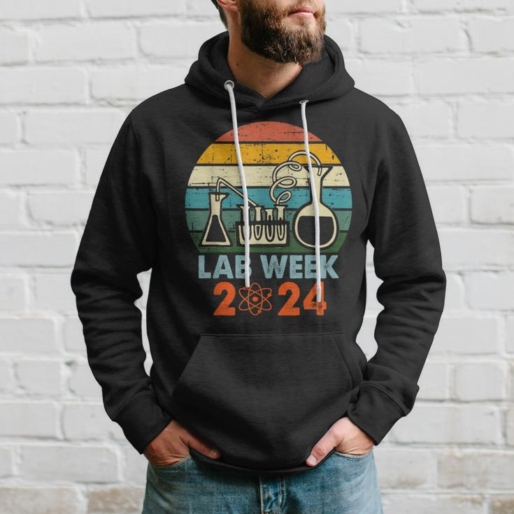 Laboratory Tech Medical Technician Scientist Lab Week 2024 Hoodie Gifts for Him