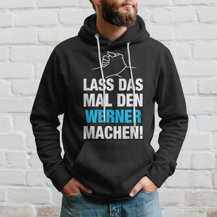 Lass Das Mal Den Werner Machen First Name Saying Kapuzenpullover Geschenke für Ihn