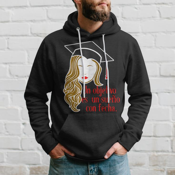 Latina Graduation Spanish Motivational Quote Masters Hoodie Gifts for Him
