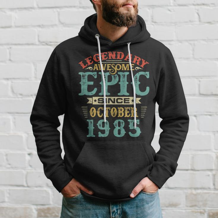 Legendary Awesome Epic Since October 1985 Birthday 35Th Hoodie Gifts for Him