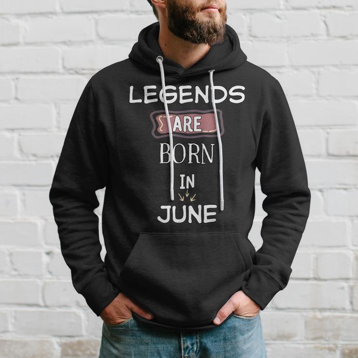 Legends Are Born Im Juni Geburtstag Kapuzenpullover Geschenke für Ihn