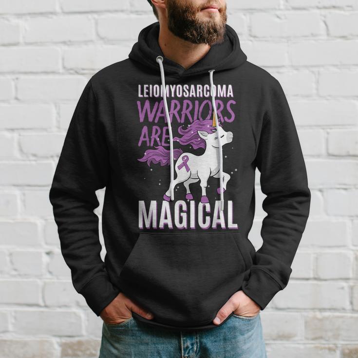 Leiomyosarcoma Warrior Lms Rare Cancer Unicorn Sarcoma Hoodie Gifts for Him