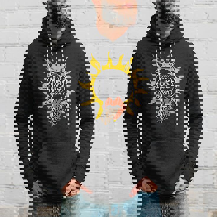 Leopard Tongue Total Solar Eclipse April 8 2024 Totality Hoodie Gifts for Him Leopard Tongue Total Solar Eclipse April 8 2024 Totality Hoodie Gifts for Him